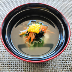 帆立真薯の吸い物