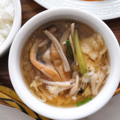 焼ききのこのスープ