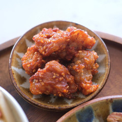 下味豚こまde豚唐ケチャップ