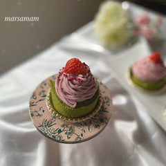 いちごのモンブラン