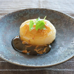 大根の干しエビあんかけ
