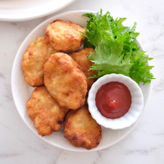 豆腐入りチキンナゲット