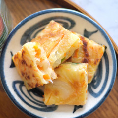 玉ねぎとにんじんのちぢみ