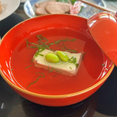 枝豆のしんじょう椀