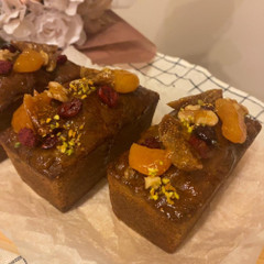 いちじくとくるみの紅茶パウンドケーキ