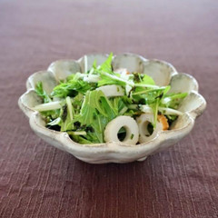 竹輪とカイワレのナムル