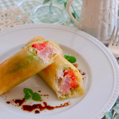 サラダフィッシュ春巻き