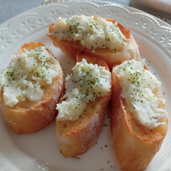 ポテトとしらすのタルティーヌ