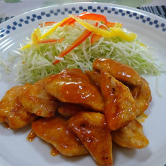 甘酢ケチャップのチキンソテー～ピクルス液の応用～