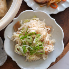 切り干し大根とめんまの和え物