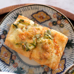 厚揚げのねぎマヨチーズ焼き