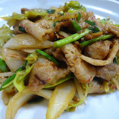 旨辛野菜炒め～自家製キムチの素の応用～