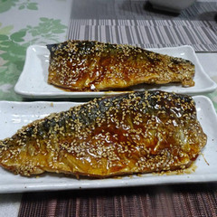 鯖の胡麻照り焼き～照り焼き液の応用～