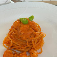 エビのビスク風パスタ