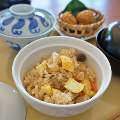 栗としめじの炊き込みご飯
