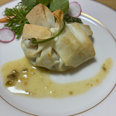 白身魚の包み焼き