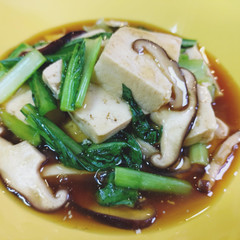 小松菜と豆腐のうま煮