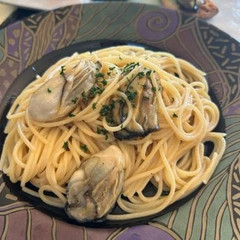 牡蠣のパスタ