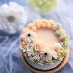 あんこのお花　Flower cake 花Temari   