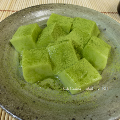 抹茶オレのぷるぷるもち