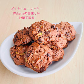 チョコチップがアクセントのドロップして作るクッキー