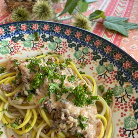 3) 牛肉デュセスボロネーゼ