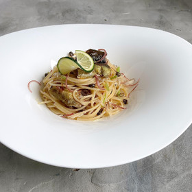 鮎のオイルパスタ:ニンニク不使用。わが家の夏定番パスタ