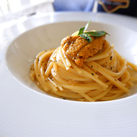 うにのクリームパスタ