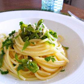 ピーマンがちゃんと美味しい♪ピーマンとしらすのパスタ