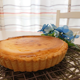 作ったチーズタルトはお持ち帰り♪