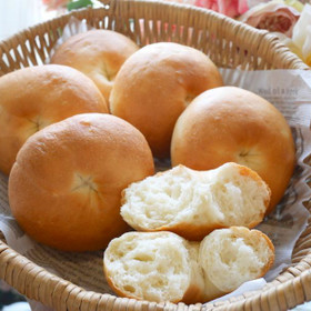 ふんわりタイプのベーグル（手ごね）