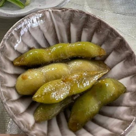 オリーブオイルの風味豊かな枝豆♪ずっと食べ続けられる味
