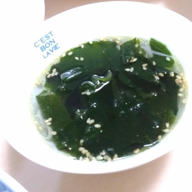 作り置きできるワカメスープの素