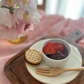 チョコ糀でチョコムース