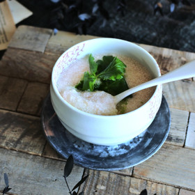 豆腐の蒸し物　たらこ餡
