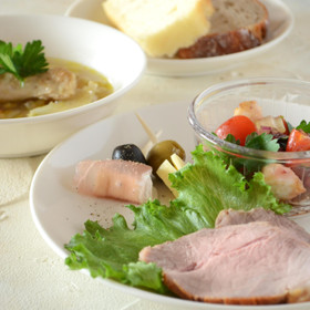 ワンプレートランチ
作り方のレシピ付き