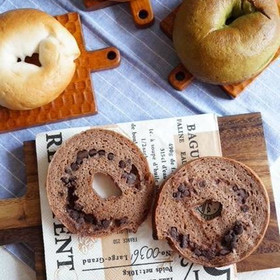 アレンジ例

ココア生地にチョコチップの混ぜ込み
