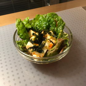 盛り付けイメージ。
ドレッシングのお持ち帰りとなります