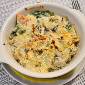 お好きな食材で作っていただけますが、今回は牡蠣で作りま