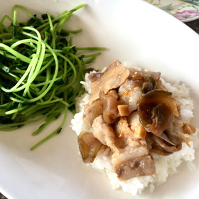 【2】レンチン旨煮ごはん