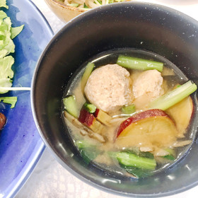 ふわふわ豆腐つくねのさつま汁