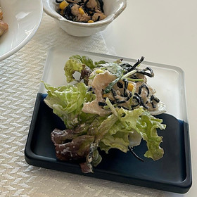 【2】ひじきの煮物＆ひじきサラダ