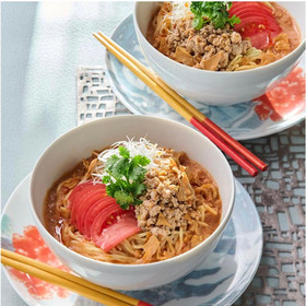 【1】冷製トマト担担麺
