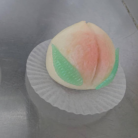 蒸す前のももさん