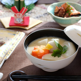 白味噌のお雑煮、絶品！