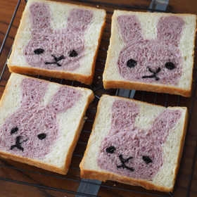 うさぎの食パンを作ります。