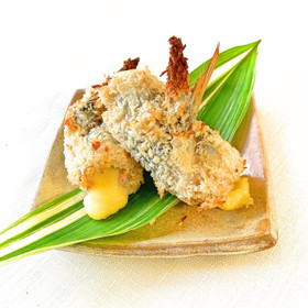鰯ロールのパン粉焼き