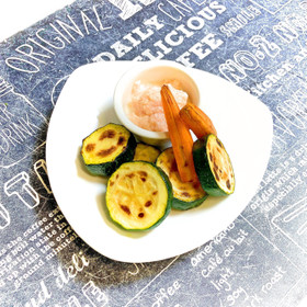温野菜のたらこディップ添え