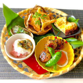 ニラ麹のランチ御膳