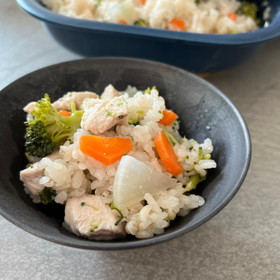 炊き込みご飯もレンジだけで完結！